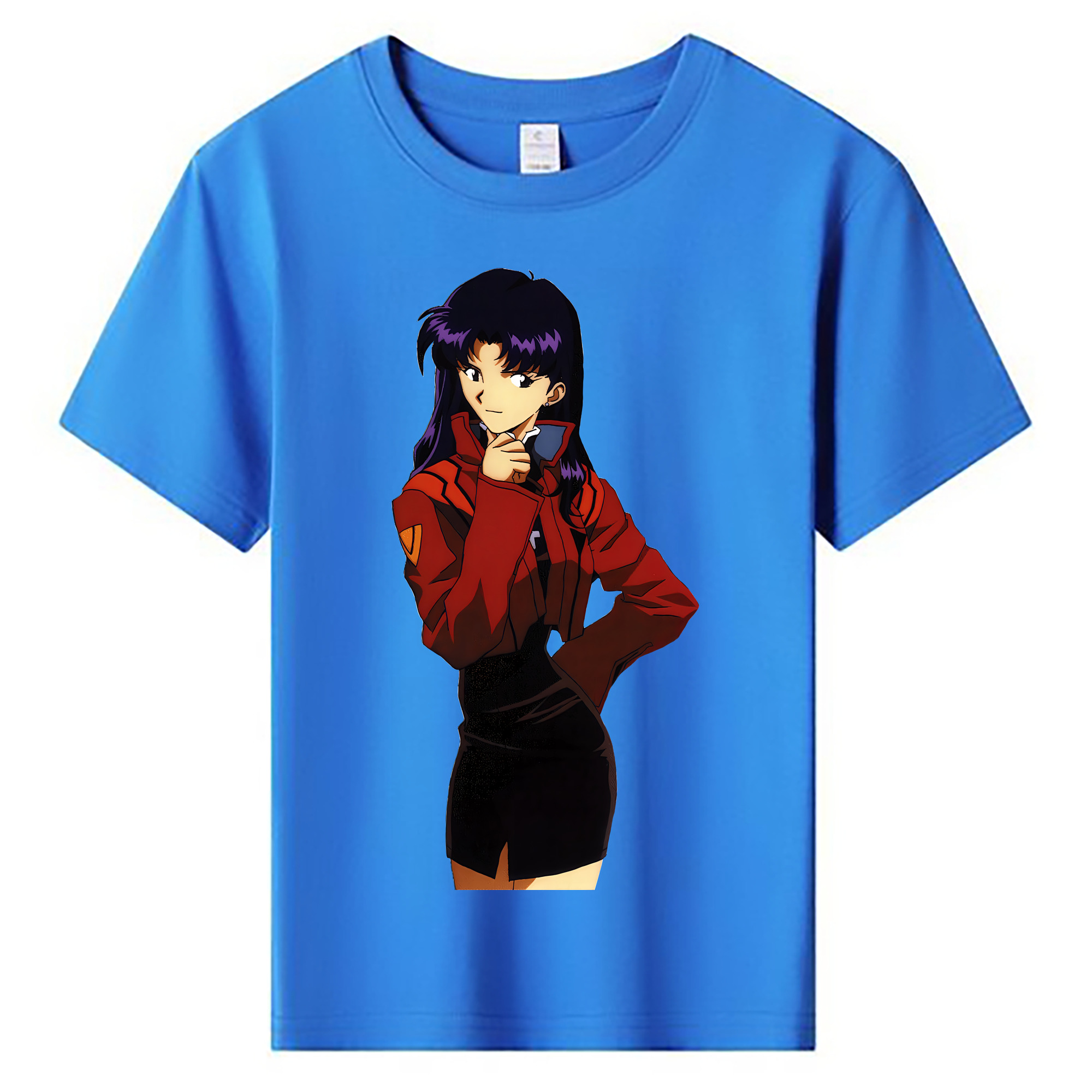 （画像用） EVA 新世紀エヴァンゲリオン 綿100％キッズTシャツ（フロントプリント）